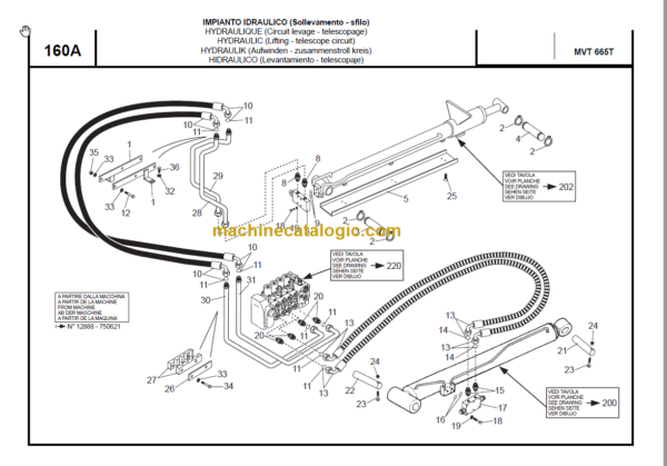 Manitou MVT 730T PARTS CATALOGUE