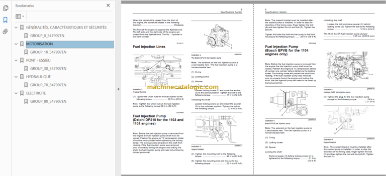 Manitou MLT 627 Repair Manual