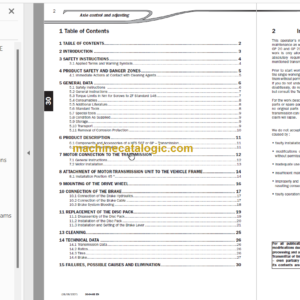 MANITOU ME 320 Repair Manual