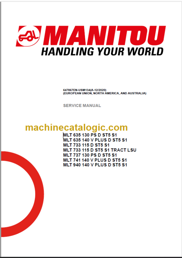 Manitou MLT 737 Service Manual