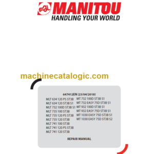 Manitou MLT 634 120 ST3B Repair Manual