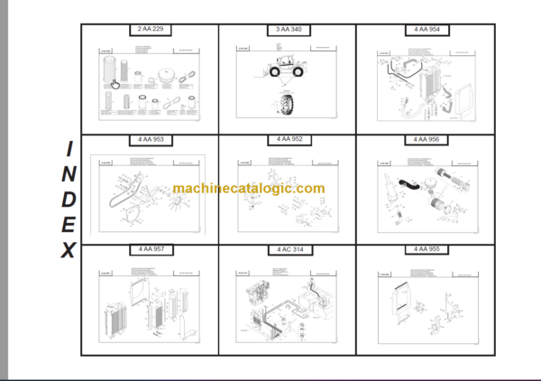 Manitou MLT 845 S4 E3 PARTS MANUAL