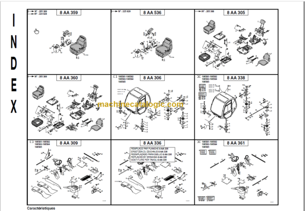 MANITOU MI 60H PARTS CATALOGUE