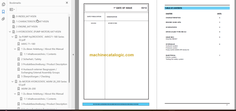 MHT 950 LT-E3 REPAIR MANUAL