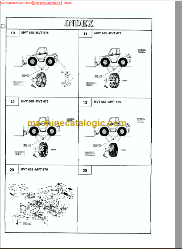 Manitou MVT 930T PARTS CATALOGUE