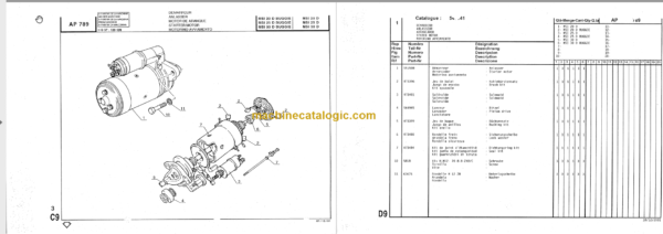 MANITOU MSI 20D - MSI 20D BUGGIE PARTS CATALOGUE