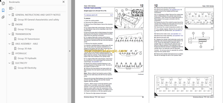 MANITOU MSI 50 REPAIR MANUAL