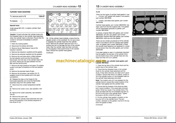 Manitou MLT 523 Repair Manual