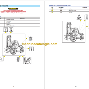 MANITOU M26 30-2 H ST3B OPERATOR’S MANUAL