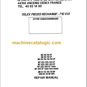 MANITOU M2-M4-MT-MB-4RM 26-30-40-50 Repair Manual_47873