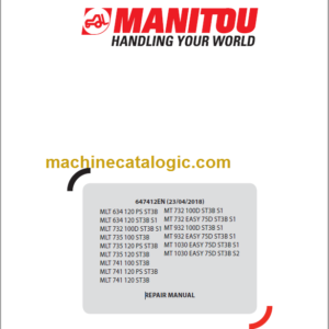 Manitou MLT 732 100D ST3B S1 Repair Manual