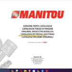Manitou MLT 634 120 LSU SB E2 PARTS CATALOGUE