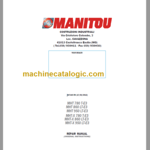 MHT-X 780 T-E3 REPAIR MANUAL