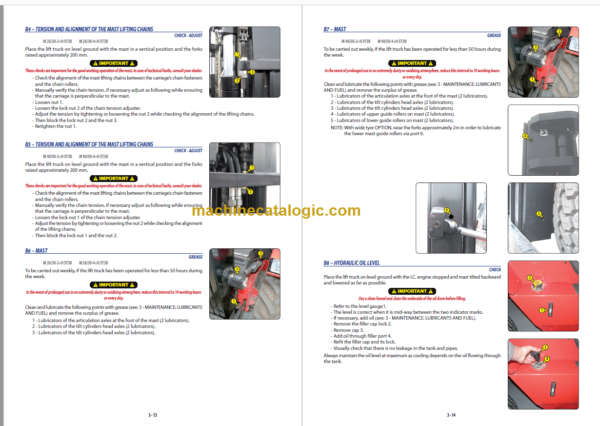 MANITOU M26 30-2 H ST3B OPERATOR’S MANUAL