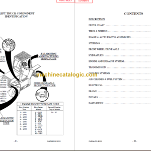 MANITOU S404TC-D PARTS MANUAL