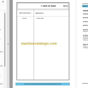 Manitou MHT-X 780 T-E3 REPAIR MANUAL