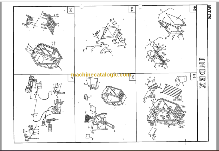 Manitou MVT 1330 L COMFORT LINE PARTS MANUAL