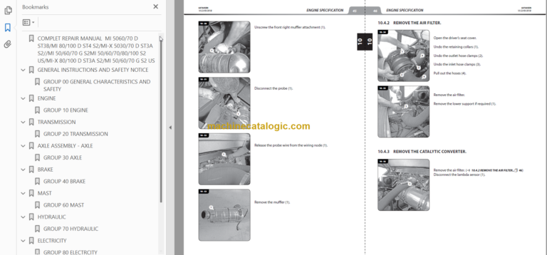 MANITOU MI-X 70 D C ST3A S2 REPAIR MANUAL