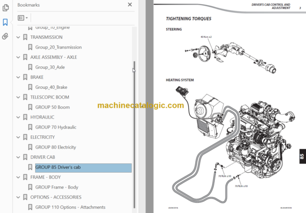 Manitou MLT 840 137 ST3B Repair Manual