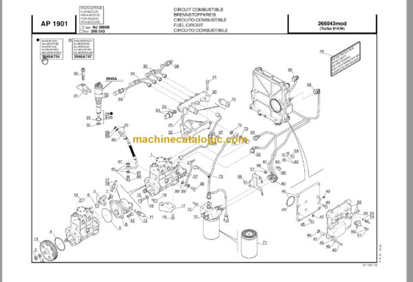 Manitou MLT 735 120 LSU S6 - E3 PARTS MANUAL