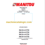 MANITOU M26 30-4+H ST3B OPERATOR’S MANUAL