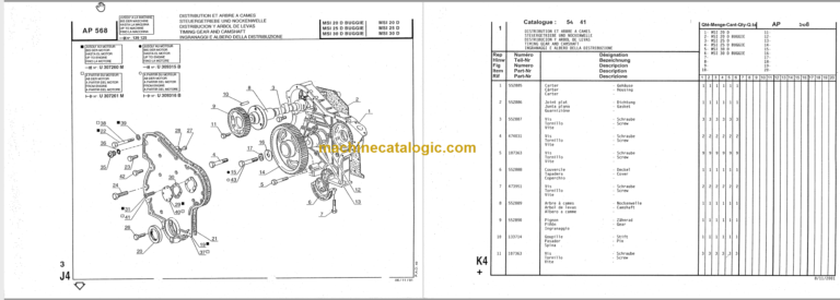 MANITOU MSI 25D - MSI 25D BUGGIE PARTS CATALOGUE