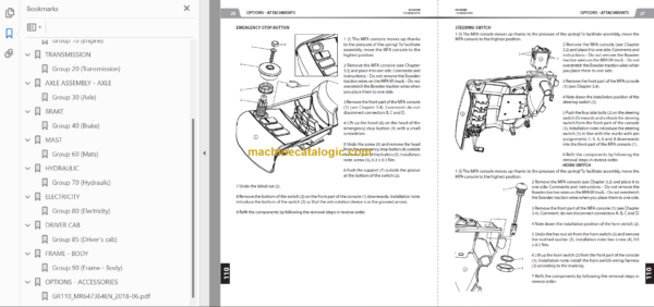 MANITOU MI 15-18-20-25-30-35 D S1 E3 REPAIR MANUAL