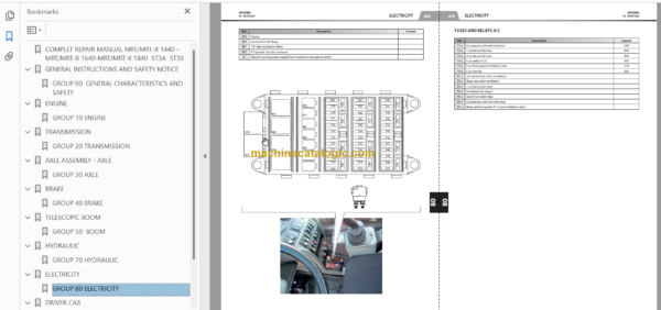 Manitou MRT 1640 EASY 55P 400 ST4 S2 REPAIR MANUAL