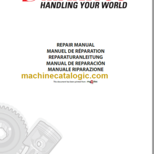 Manitou MLB 625EX COMFORT S1-S2 Repair Manual