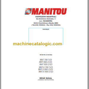 MHT-X 860 LT-E3 REPAIR MANUAL