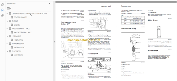 MANITOU MSI 50 H Serie 1-E2 REPAIR MANUAL