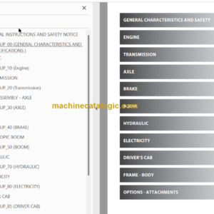 Manitou MLT 960 H140 ST3B Repair Manual