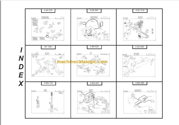 Manitou MLT 735-120 LSU S6-E3 PARTS MANUALS