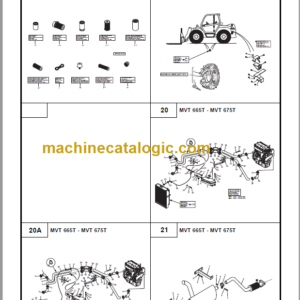 Manitou MVT 1340 L COMFORT LINE PARTS MANUAL