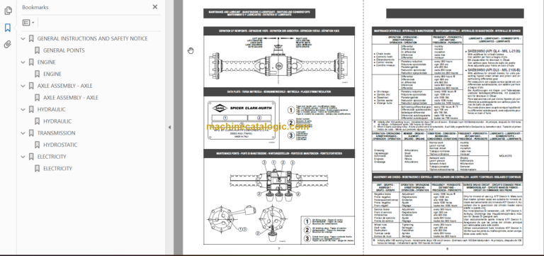 MANITOU MSI 50 H Serie 1-E2 REPAIR MANUAL