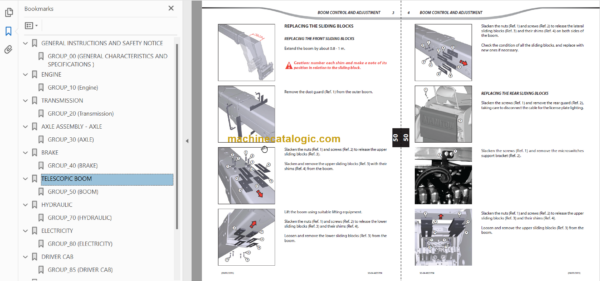 Manitou MLT 960 H140 ST3B Repair Manual