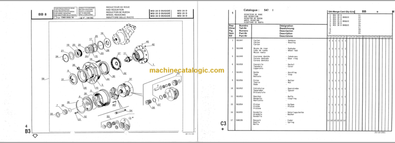MANITOU MSI 30D - MSI 30D BUGGIE PARTS CATALOGUE