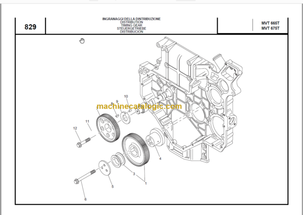 Manitou MVT 1340 L COMFORT LINE PARTS MANUAL