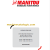MANITOU MI 15-18-20-25-30-35 G S2 REPAIR MANUAL