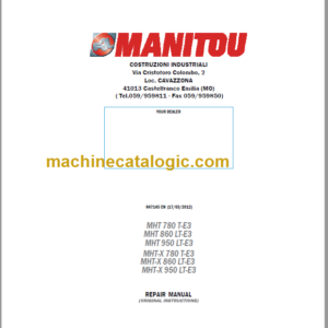 MHT-X 950 LT-E3 REPAIR MANUAL