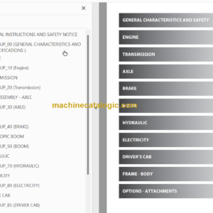 Manitou MLT 960 Repair Manual