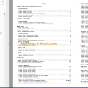 Manitou MLT 634 TURBO LSU SB E2 PARTS CATALOGUE