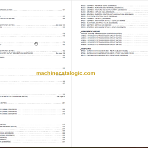 MANITOU M-X 30-2 S3E3 PARTS CATALOGUE