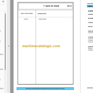 Manitou MHT-X 950 LT-E3 REPAIR MANUAL