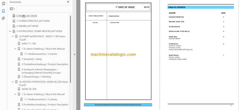 MHT-X 950 LT-E3 REPAIR MANUAL