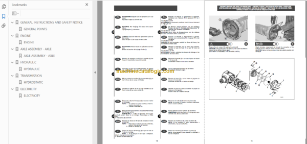 MANITOU MSI 40 H Serie 1-E2 REPAIR MANUAL