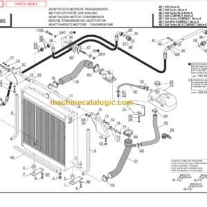 Manitou MLT 526 Turbo COMPACT SERIES A PARTS MANUAL