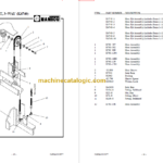 MANITOU 4700 Series Parts Manual