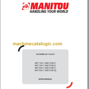 Manitou MVT 730 C 100D ST3B S1-S2 REPAIR MANUAL