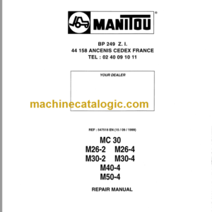 MANITOU M30-2 REPAIR MANUAL